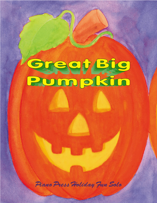 Book cover for Great Big Pumpkin