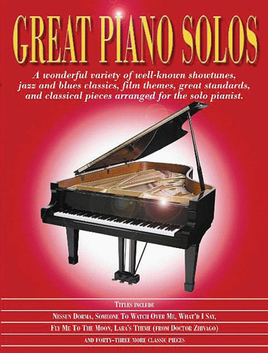 Great Piano Solos Red Book