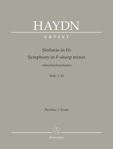 Symphony f sharp minor Hob. I:45 