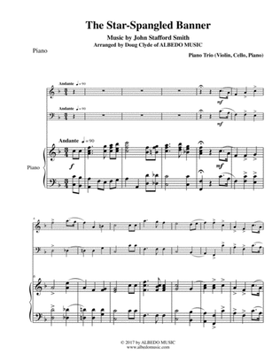 Book cover for The Star-Spangled Banner for Piano Trio