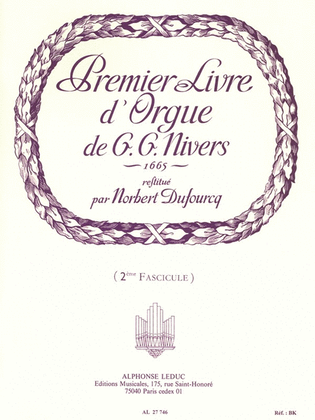 Livre D'orgue No. 1 Vol. 2 (organ)