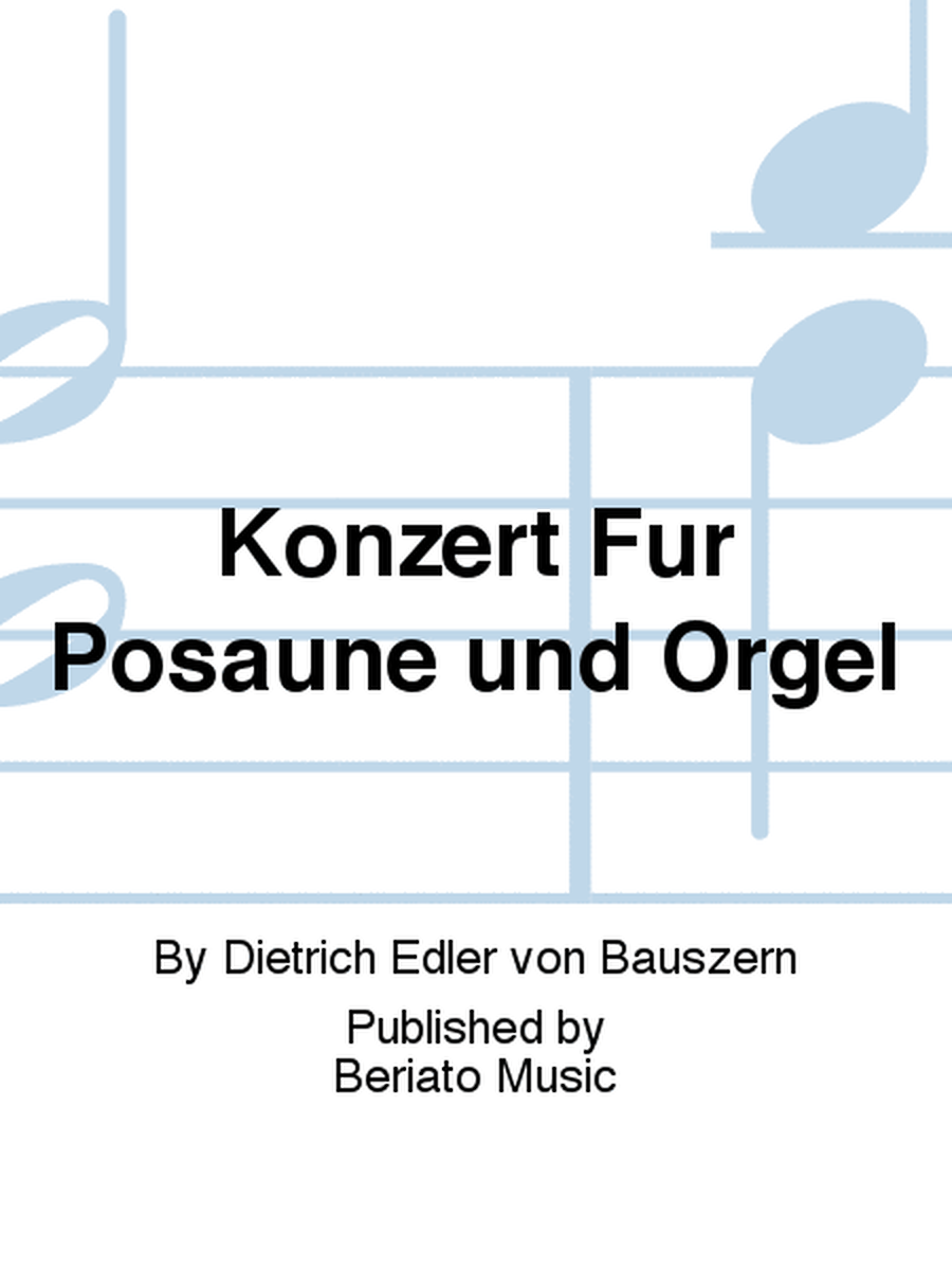 Konzert Für Posaune und Orgel