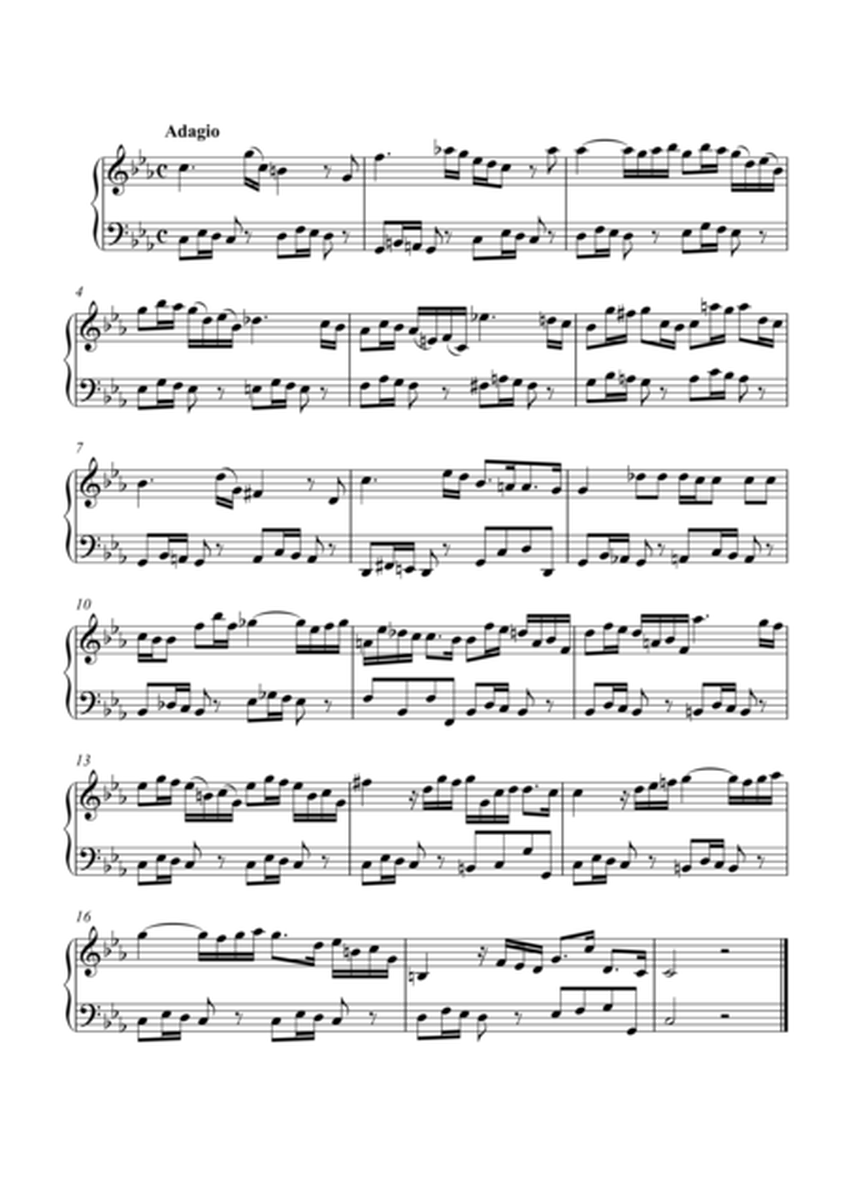 Concerto in G minor, BWV 985, after Violin Concerto in G minor