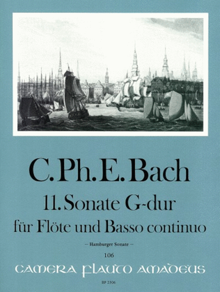 Book cover for Sonata No. 11 G major Wq 133