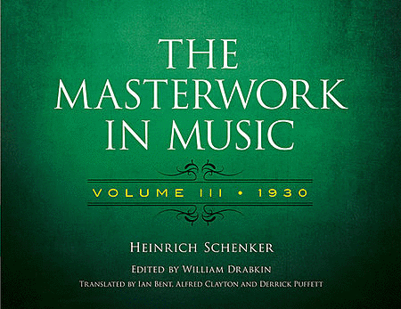 The Masterwork in Music, Volume III (1930)