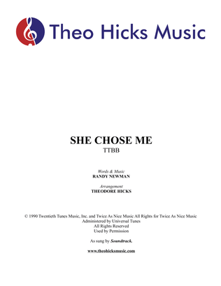 Book cover for She Chose Me