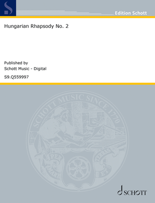 Book cover for Hungarian Rhapsody No. 2