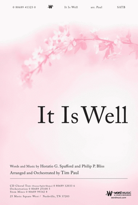 Book cover for It Is Well - Anthem