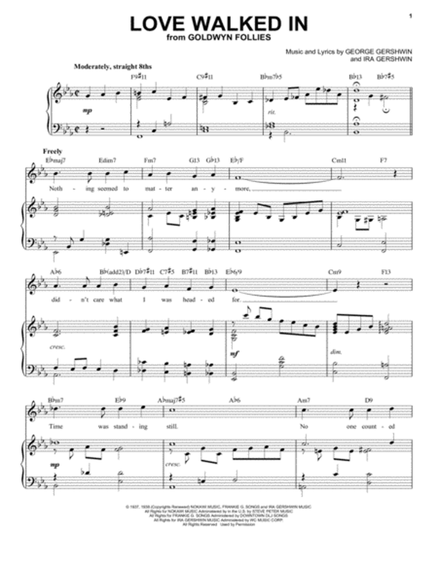 Love Walked In [Jazz version] (arr. Brent Edstrom)