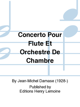 Book cover for Concerto Pour Flute Et Orchestre De Chambre