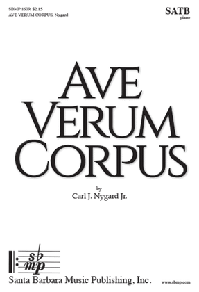Book cover for Ave Verum Corpus - SATB octavo