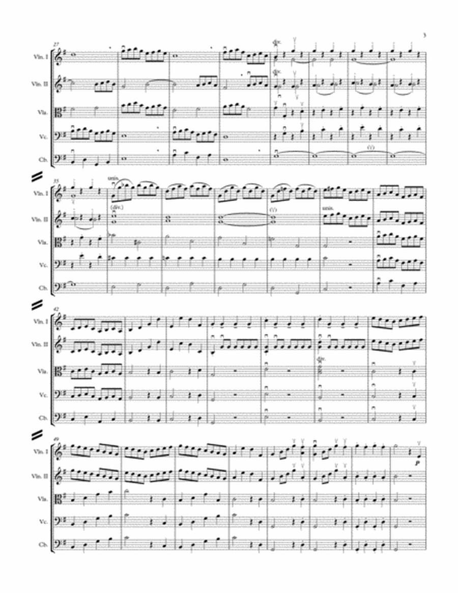 Haydn - "Farewell" Symphony - Arranged for String Orchestra