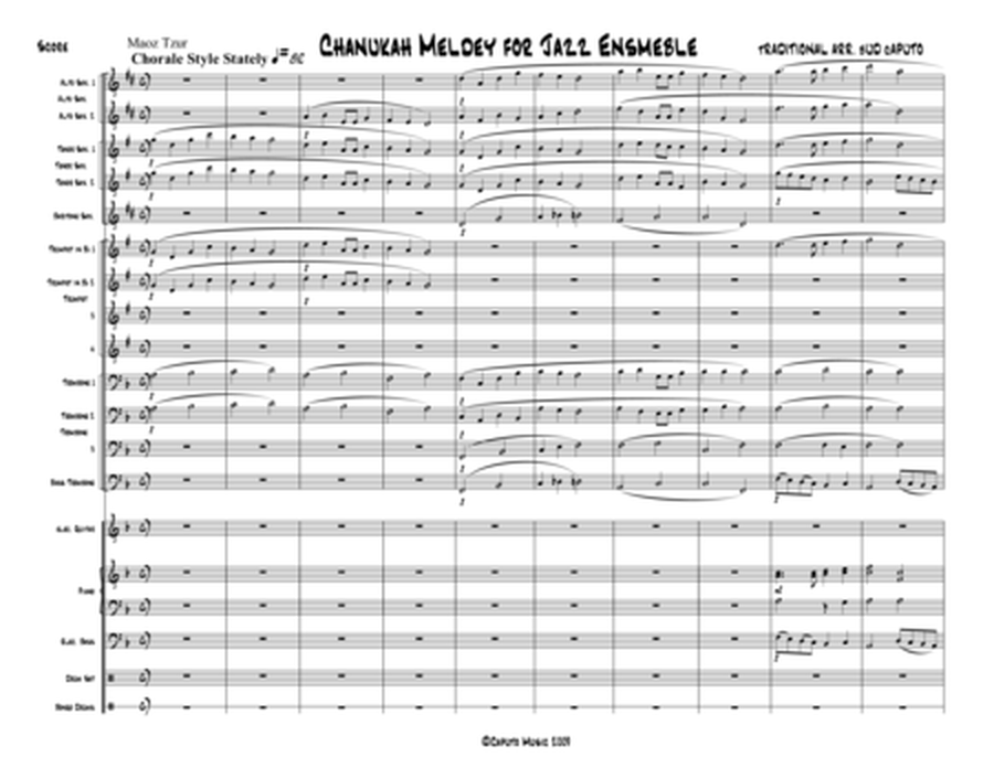 Chanukah Medley for Jazz Ensemble-Conductor Score