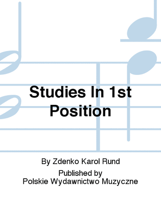 Book cover for Studies In 1st Position