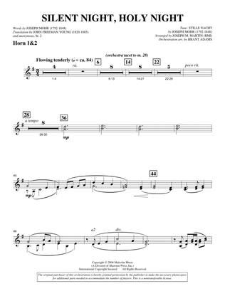 Book cover for Silent Night, Holy Night (from "carols For Choir And Congregation") - F Horn 1,2