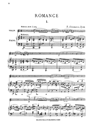 Schumann: Three Romances, Op. 94