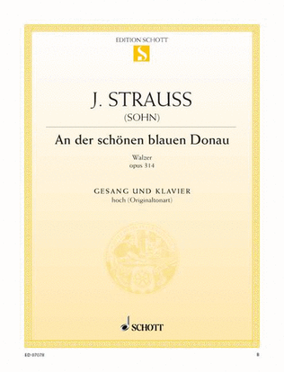 Book cover for Blue Danube, Op. 314