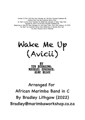 Book cover for Wake Me Up - Score Only