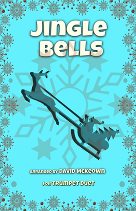 Book cover for Jingle Bells, Jazz Style, for Trumpet Duet