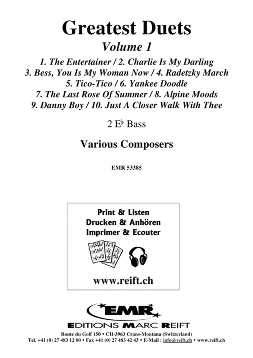 Greatest Duets Volume 1 by Various Set of Parts - Sheet Music