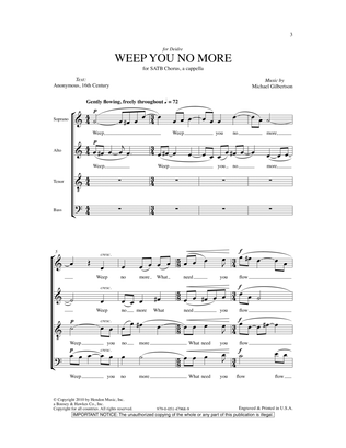 Book cover for Weep You No More