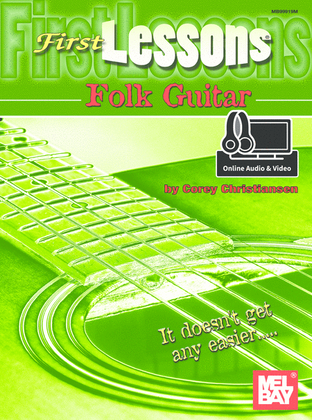 Book cover for First Lessons Folk Guitar