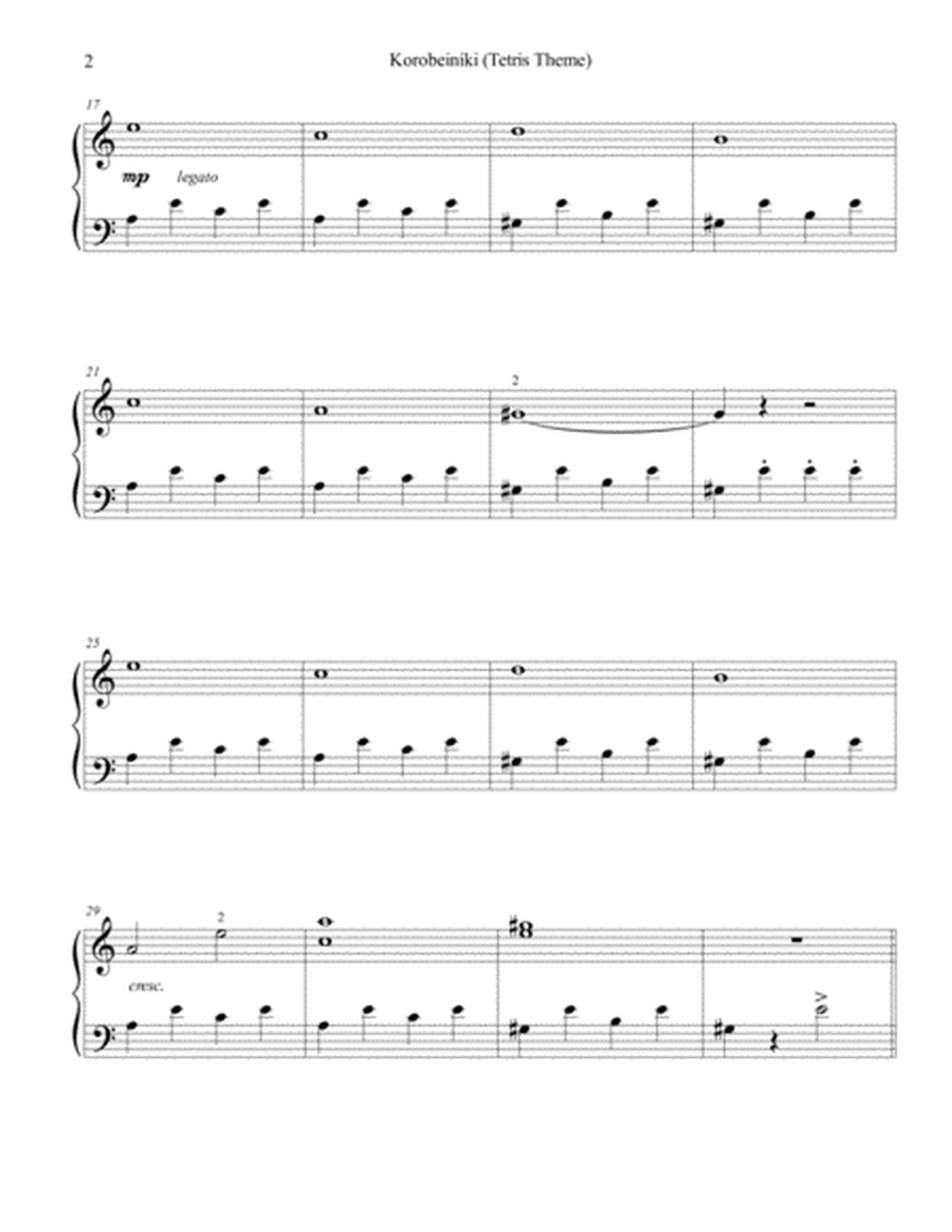 Korobeiniki (Tetris Theme) - easy piano image number null