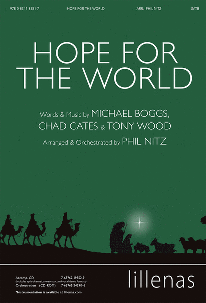 Hope for the World - Accomp. CD With Stereo, Split-Channel, & Demo - DTX
