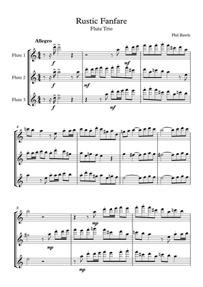 Rustic Fanfare - Flute Trio