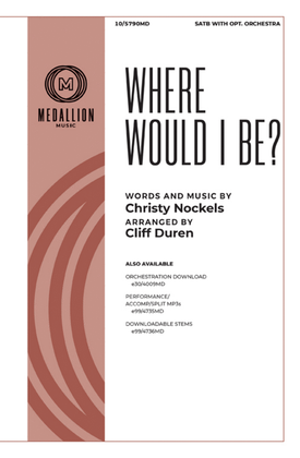 Book cover for Where Would I Be?