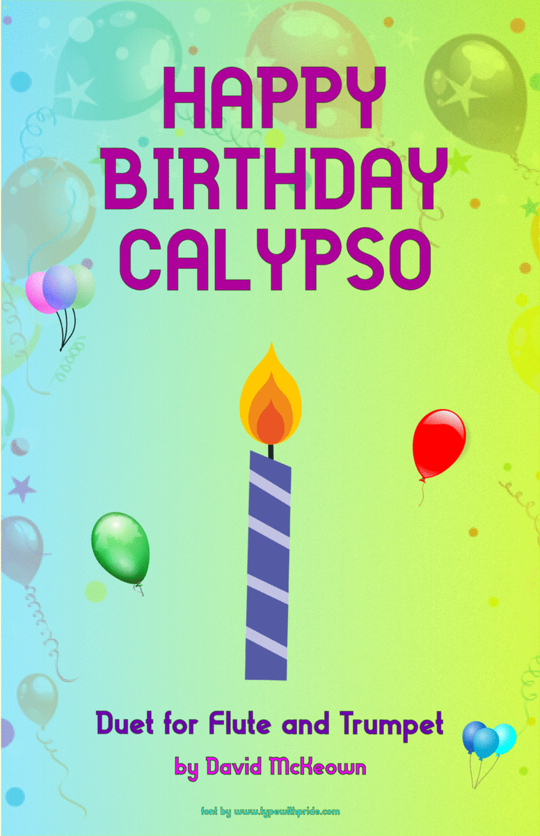 Happy Birthday Calypso, for Flute and Trumpet Duet