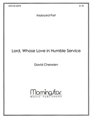 Book cover for Lord, Whose Love in Humble Service (Keyboard Accompaniment)