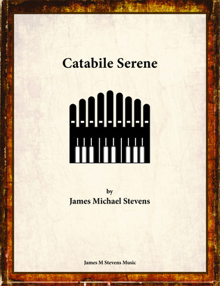 Book cover for Cantabile Serene - Organ Solo