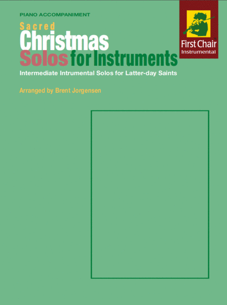 Sacred Christmas Solos for Instruments - Piano Accompaniment