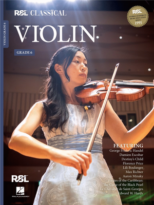 Book cover for RSL Classical Violin Grade 6 (2021)