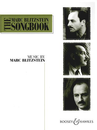 Book cover for The Marc Blitzstein Songbook - Volume 1