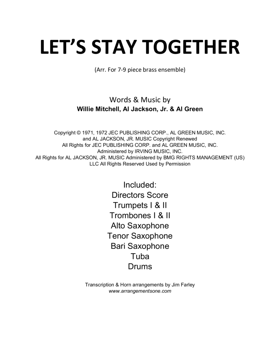 Let's Stay Together image number null