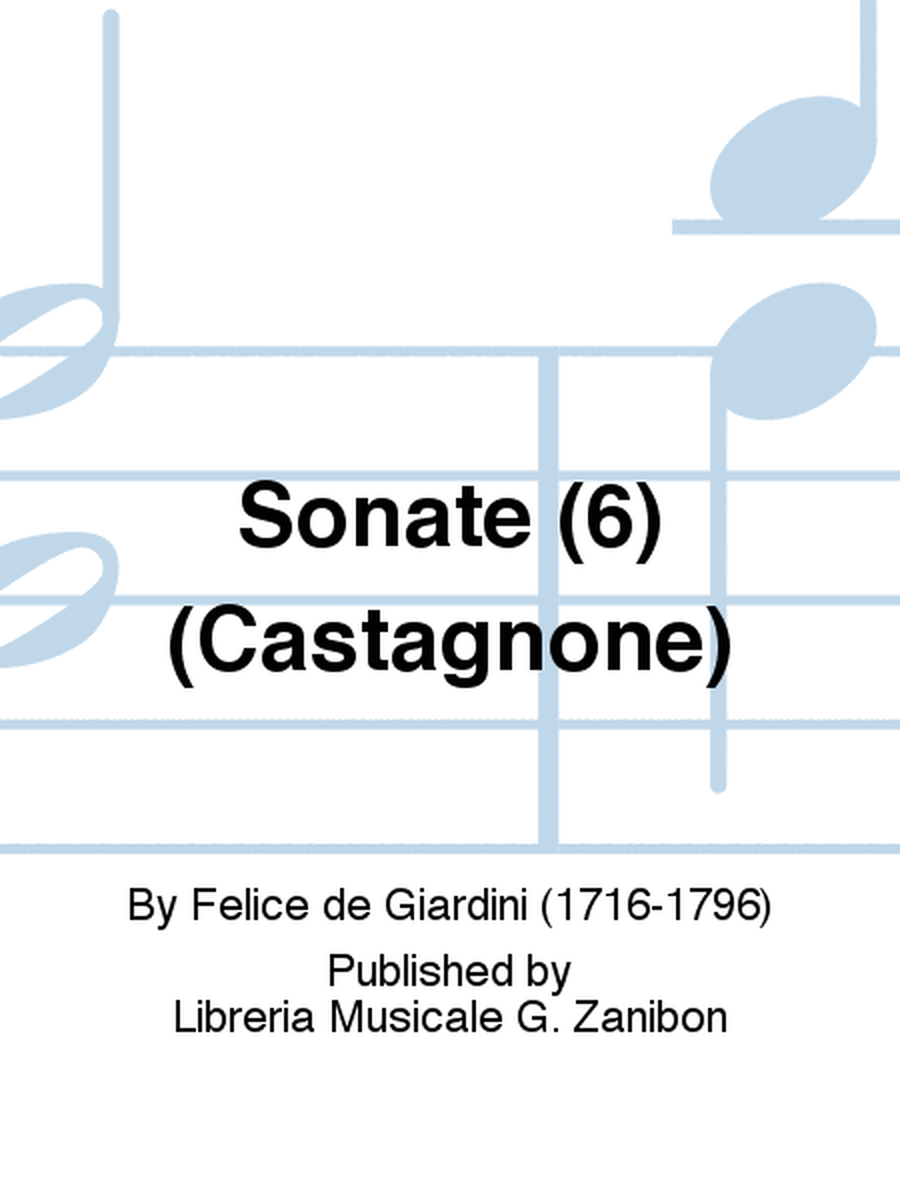 Sonate (6) (Castagnone)