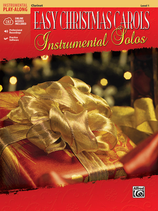 Book cover for Easy Christmas Carols Instrumental Solos