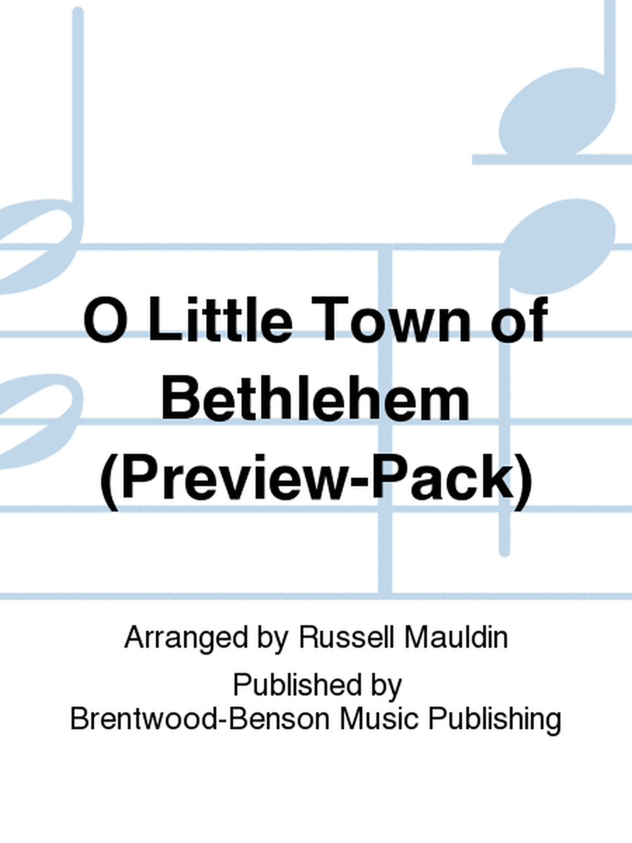 O Little Town of Bethlehem (Preview-Pack)