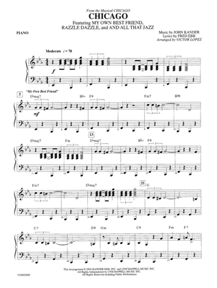 Chicago (from the musical Chicago): Piano Accompaniment