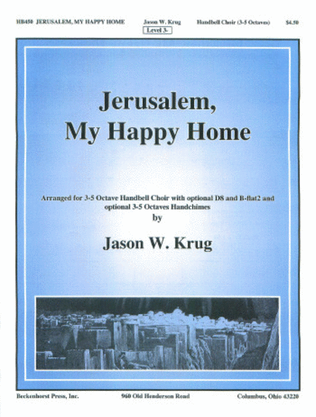 Book cover for Jerusalem, My Happy Home