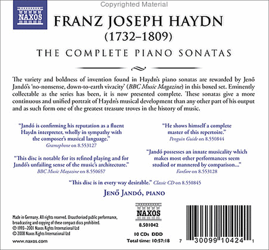 Complete Piano Sonatas