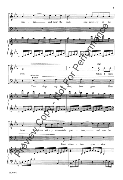 How Great Thou Art - TTBB Sheet music for Soprano, Alto, Tenor, Bass voice  (Men's Choir)
