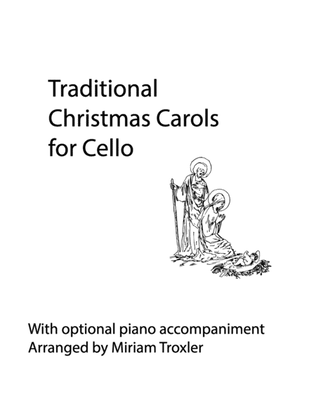 Book cover for Traditional Christmas Carols for Cello
