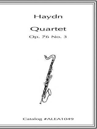 Book cover for Quartet Op. 76 No. 3