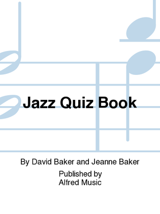 Book cover for Jazz Quiz Book