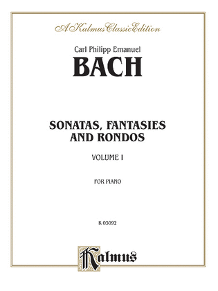 Book cover for Sonatas, Fantasias & Rondos, Volume 1