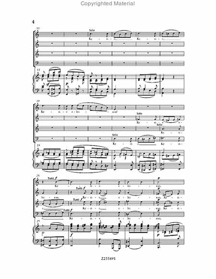 Mass in C major, Op.86