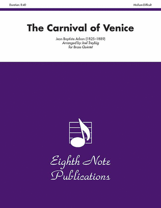 Book cover for The Carnival of Venice